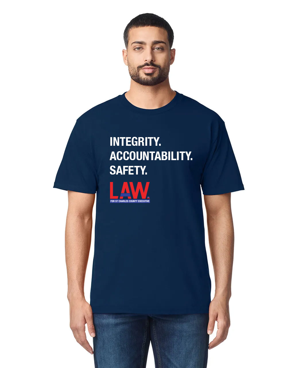 Lt Colonel Jason Law - Integrity Accountability Safety T shirt